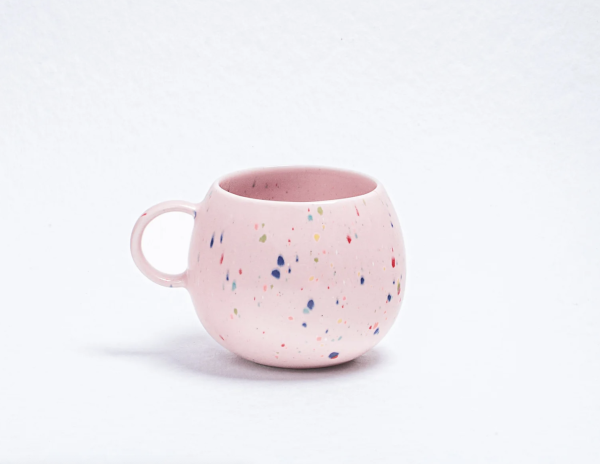 New Party Medium Ball Mug Pink 250ml